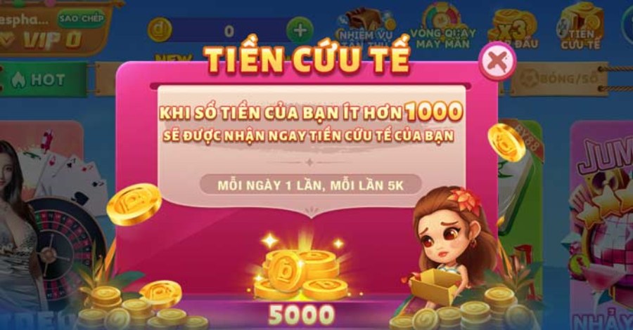 Chương trình khuyến mãi BY88 này là cơ hội để bạn nhận được 5.000 đồng tiền cứu tế