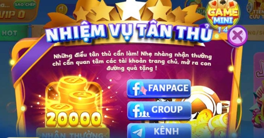 Khuyến mãi BY88 cho tân thủ làm nhiệm vụ nhận ngay 30K